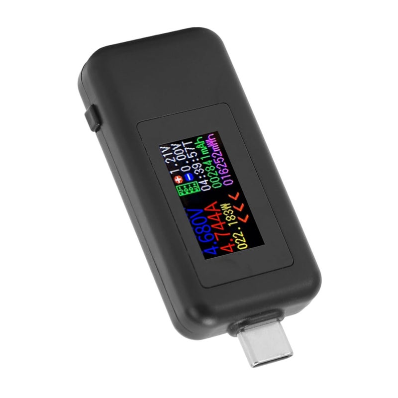 USB Type C Digital Display Voltage Current Meter Compact Plastic Case for Mobile Phone - Image 2